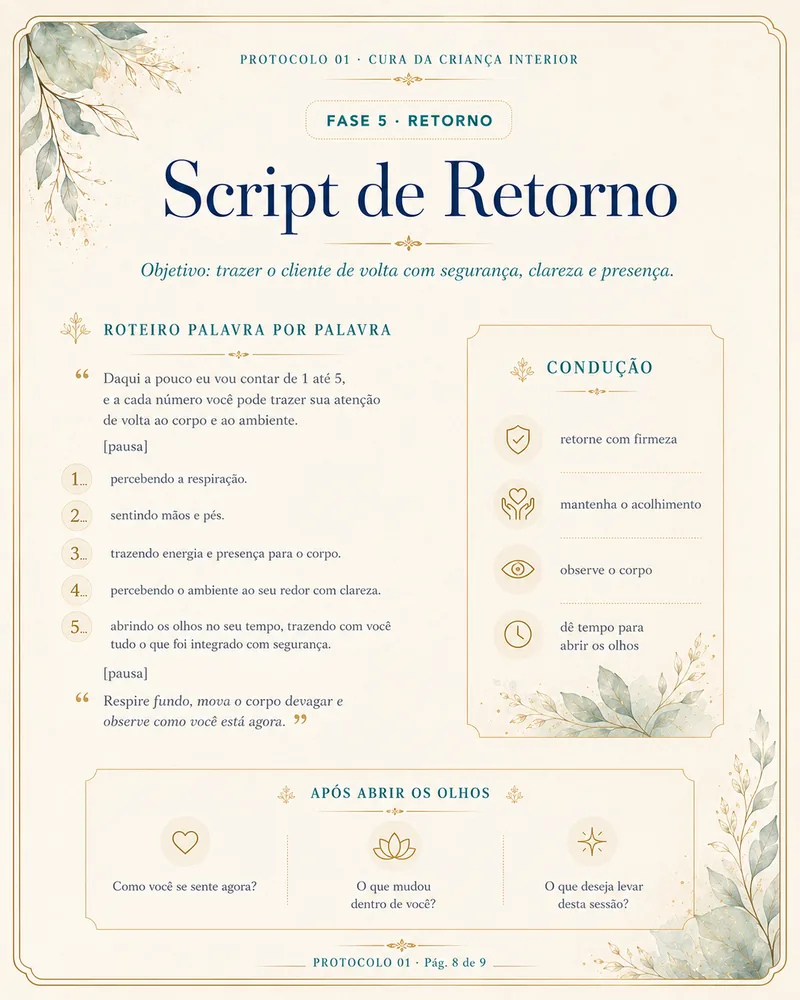 Página de conteúdo do protocolo