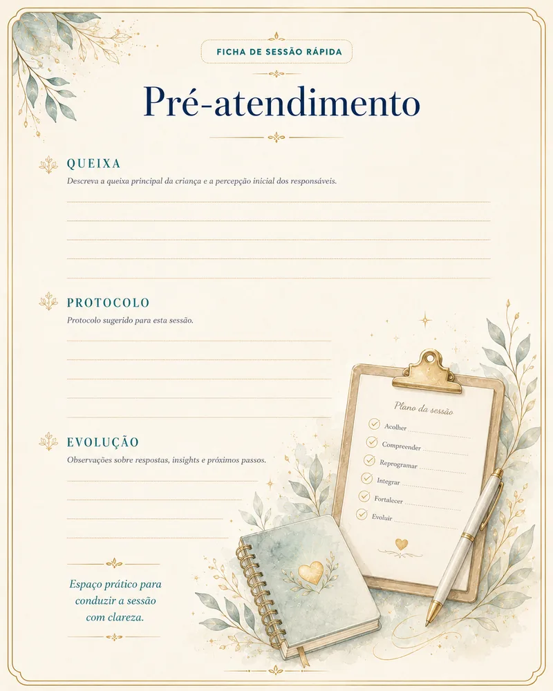 Ficha de Sessão - Pré-atendimento